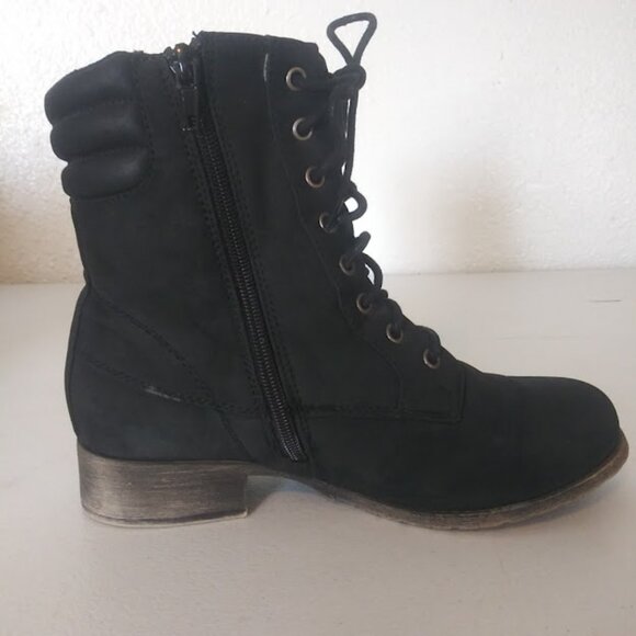 Jellypop women's size 6M black lace up Booties - Picture 7 of 16